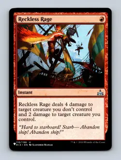 Reckless Rage The List Reprints Non-Foil MTG NM - Image 1