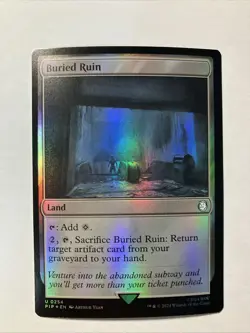 MTG - Buried Ruin FOIL - Universes Beyond: Fallout NM Pack Fresh - Image 1