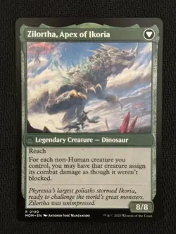 Invasion of Ikoria / Zilortha, Apex of Ikoria - March of Machines - MTG MOM 190R - Image 2