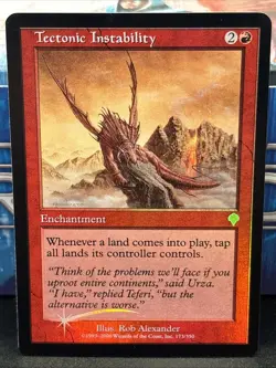 Tectonic Instability UP NM MTG Invasion FOIL - Image 1
