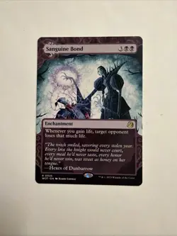 MTG Magic Sanguine Bond 35 Wilds of Eldraine: Enchanting Tales NM - Image 1
