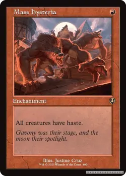 Mass Hysteria (Retro Frame) [INR - 400] - NM [Normal] TCG MTG - Image 1