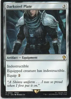 MTG: Final Fantasy Commander: Darksteel Plate: Lightly Played Condition - Image 1