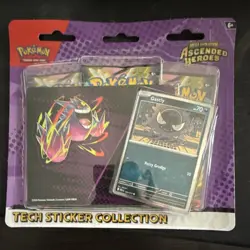 Pokemon Ascended Heroes Box Foil Promo Card Sticker Sheet Booster Mega Gengar - Image 1