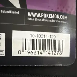 Pokemon Ascended Heroes Box Foil Promo Card Sticker Sheet Booster Mega Gengar - Image 3