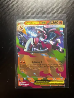 Mega Charizard X ex MEP 029 Mega Evolution Black Star Promo Holo Pokemon TCG NM - Image 1
