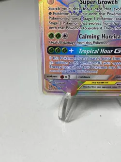 Pokemon Rowlet & Alolan Exeggutor GX Full Art Secret Rare TAG TEAM Holo 237/236 - Image 4