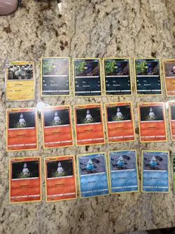 Pokemon Yuka Morii Lot 30 Cards Total 3 Reverse Holos - Image 2