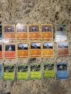 Pokemon Yuka Morii Lot 30 Cards Total 3 Reverse Holos - Image 3
