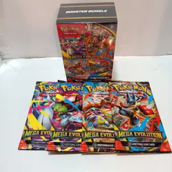 Pokemon Mega Evolution Booster Bundle & Booster Pack Art Set Sealed Lot - Image 1