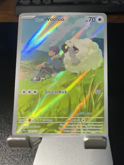 Hop's Wooloo 170/159 Illustration Rare Journey Together Holo Pokemon Card NM - Image 1