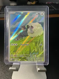 Hop's Wooloo 170/159 Illustration Rare Journey Together Holo Pokemon Card NM - Image 3