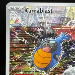 Pokemon TCG Karrablast 094/086 Illustration Rare Holo SV: Black Bolt English - Image 2
