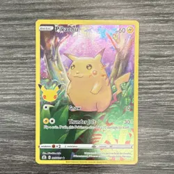 Pokemon Pikachu 005/025 Celebrations Holo Rare Basic 60 HP TCG Card - Image 1