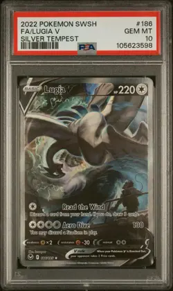 PSA 10 Lugia V Alt Art 186/195 - Silver Tempest - Pokemon TCG - Image 1
