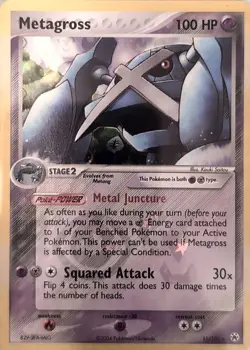 Metagross 11/101 Hidden Legends Holo NM 2004 Holo Foil Pokemon Card - Image 1