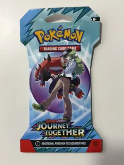 (HEAVY)🔥32.50g Pokemon TCG Journey Together Sleeved Booster Pack Factory Sealed - Image 2