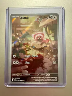 Stufful Full Art - 154/132 (IR) - Illustration Rare Pokemon Mega Evolution - Image 1