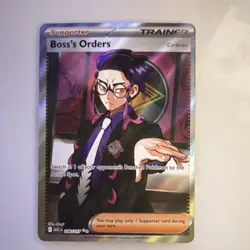 Pokemon Boss's Orders Corbeau Trainer Supporter Full Art Ultra Rare ASC 256/217 - Image 1