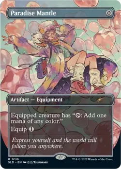 MTG English Paradise Mantle NM Normal Secret Lair - Image 1