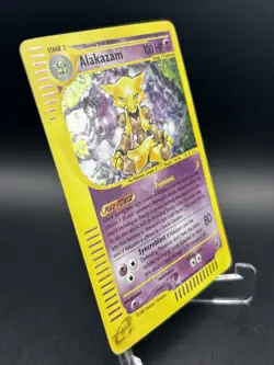 Alakazam 001/165 Expedition Base Set Holo Rare Pokemon TCG Nintendo e-reader HP - Image 5