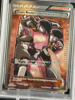 Pokemon Team Rocket's Handiwork Full Art 124/124 Fates Collide Ultra Rare PSA 10 - Image 1
