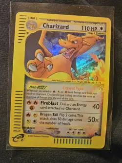 Pokemon Charizard Skyridge 2003 146/144 Reverse Holo Secret Rare 110 HP Stage 2 - Image 1