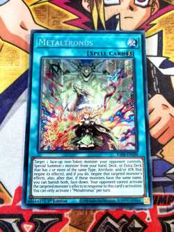 Metaltronus ra04-en100 1st Edition (NEW) Secret Rare Yu-Gi-Oh! - Image 1