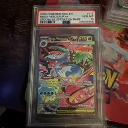 2025 Pokemon Mega Evolution Venusaur EX Special Illustration Rare PSA 10 - Image 3