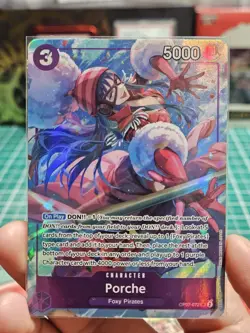 One Piece CCG Porche OP07-072 Alt Art SR 500 Years In The Future English NM - Image 1