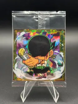 Roronoa Zoro SW4-13 SR One Piece Wafer Sticker Japanese - Image 1