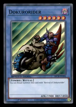 Yugioh Dokurorider #SBCB-EN184 Speed Duel: Battle City Box LP - Image 1