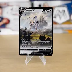 Pokemon Arceus V SWSH204 Sword & Shield Promo Holo Basic 220 HP Card - Image 1