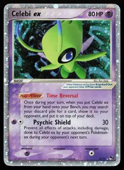 Celebi ex 17/17 Holo POP Series 2 Pokemon Card - Image 1