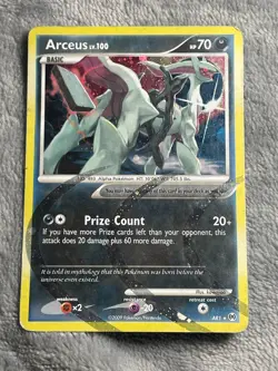 Arceus AR1 Arceus Dark Type Holo 2009 Pokemon Card - Image 1