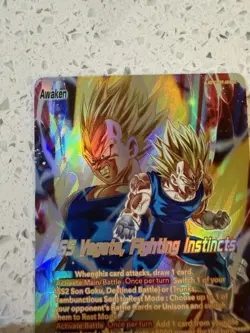 Bandai Dragon Ball Super Card Game SD22 Foil Leader Lot SS Vegeta SD22-01 SLR &… - Image 5