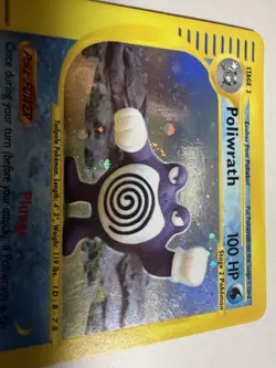 Poliwrath 24/165 Expedition Base Set Holo Rare Pokemon Card - LP/NM - Image 2