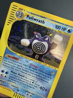 Poliwrath 24/165 Expedition Base Set Holo Rare Pokemon Card - LP/NM - Image 3