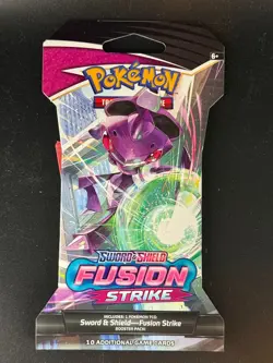 Pokemon Card - Fusion Strike - Sword & Shield - 10 Card Booster Pack New - Image 2