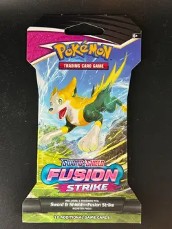 Pokemon Card - Fusion Strike - Sword & Shield - 10 Card Booster Pack New - Image 3