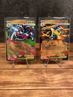 Mega Charizard X ex + Mega Charizard Y Ex 2 Card Promo Set | NM+! - Image 1