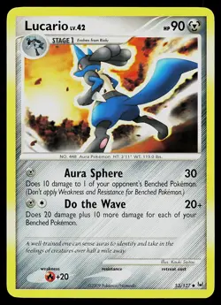 Pokemon Card - Lucario Platinum 53/127 Uncommon - Image 1