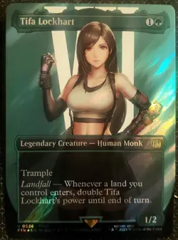Tifa Lockhart (Borderless) (Surge Foil) Final Fantasy Foil - Image 1