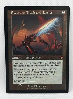 Sword of Truth and Justice (Retro Frame) (Foil Etched) Modern Horizons Foil - Image 1