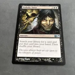 Diabolic Tutor LP MTG M14 Magic the Gathering Black Free Shipping - Image 1