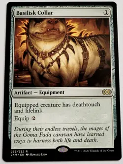 MTG Basilisk Collar - Double Masters - NM - Image 1