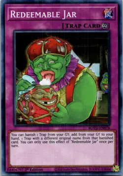 Redeemable Jar ROTD-EN078 Yu-Gi-Oh! Light Play 1st Edition - Image 1