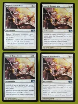 Angelic Benediction x4 Magic 2013 M13 4x Playset Magic the Gathering MTG - Image 1