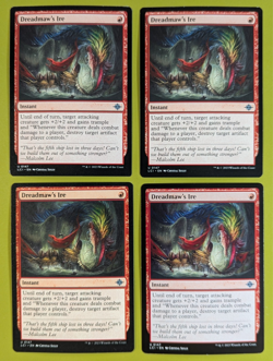Dreadmaw's Ire x4 Lost Caverns of Ixalan 4x MTG Magic the Gathering - Image 1