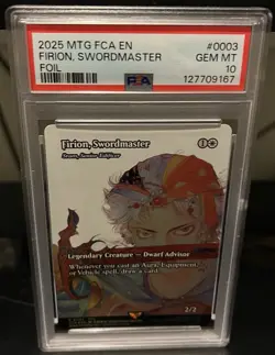 2025 MTG FCA EN Firion, Swordmaster Foil #0003 PSA 10 - Image 1